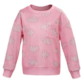 Kinder FNAF Abby Schmidt rosa Pullover Langarm Cosplay Kostüm